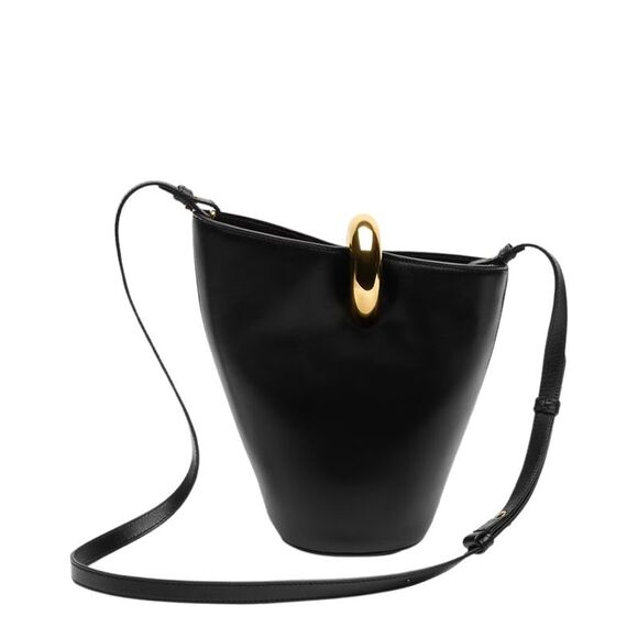 Jacquemus Bambola Small Leather Bucket Bag